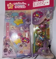 明治 ツインクル リトルツインスターズ シール帳 シール　ポーチ　キキララ