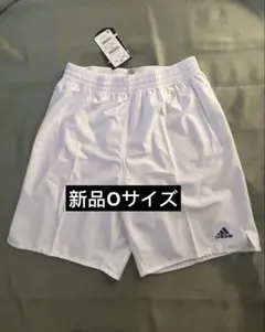 新品アディダス ハーフパンツ Oサイズ ホワイト 日本製 サッカー