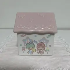 レトロ リトルツインスターズ キキとラララ 陶器製 小物入れ