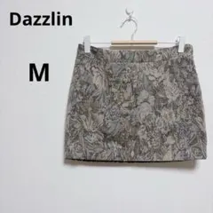 ダズリン　花柄 ミニスカート キュロット　コットン　台形　ゴブラン織　レトロ