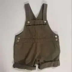 kokokids ショートサロペ オーバーオール ブラウン　M