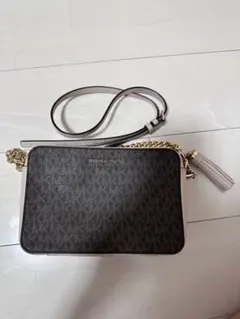 MICHAEL KORS ショルダーバッグ ダークブラウン/ピンク