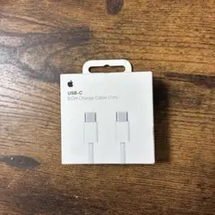 【apple純正】 USB-C 60W Charge Cable (1m)