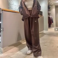 adidas コーデュロイパンツ　ジャージ　トラックパンツ　XS