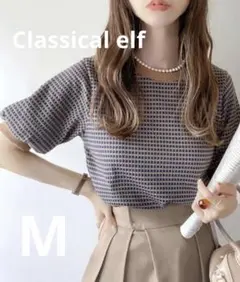 Classical elf ハニカム柄 ジャガードニットのサムネイル