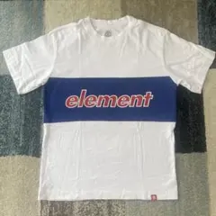 【6月16日まで出品】ELEMENT Tシャツ 140cm ホワイト ブルーのサムネイル