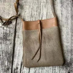 Earth Made ショルダーバッグ ベージュ