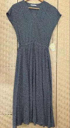 新品　SOULEIADO ソレイアード　トゥモローランド　ワンピース　ドット　S