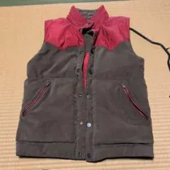 Eddie Bauer リバーシブルダウンベスト グースダウン コーデュロイ