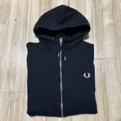 フレッドペリー　ジップスルーフーディー　ジップパーカー　L