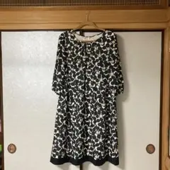 アリスバーリー　ワンピース　七分袖　ひざ丈