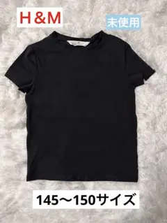 【未使用 タグ付き】ブラック Tシャツ コットン95%のサムネイル