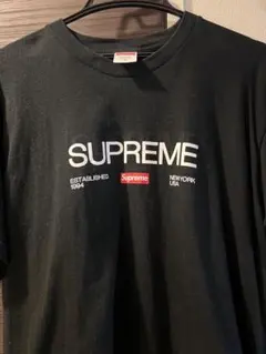 最終節希少Supreme ブラック×ブラックロゴTシャツ Lサイズ - メルカリ