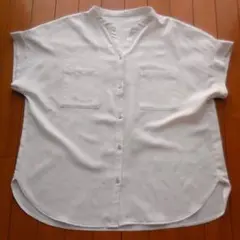 半袖 ブラウス ホワイト　ハニーズ