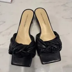 FABIO RUSCONI サンダル ブラック 36 中古