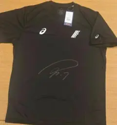 飯田遼選手 サイン入り asics Tシャツ