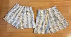 ビビアンブルー キッズ ショートパンツ ツイード風 120 140 2点 別売可