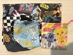 スターウォーズ　４点セット　お弁当袋　給食袋　　ランチョンマットのサムネイル