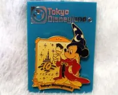 東京ディズニーランド10周年＊レトロ＊ミッキーピンバッジ