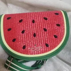 Kate Spade ショルダーバッグ スイカ　グリーン