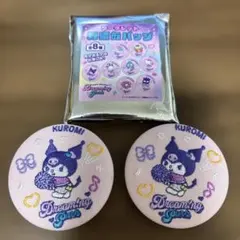 サンリオキャラクターズ　クロミ　シークレット　刺繍缶バッジ　2個セット　限定