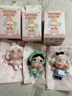 POPMART クライベイビー crying again うさぎ かえる アリス