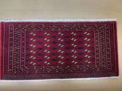 ペルシャ絨毯　トライバルラグ　オールドトルクメン　111cm x 57cm