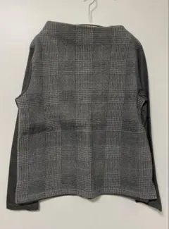 a.v.v standard チェック柄 長袖シャツ グレー　Lサイズ