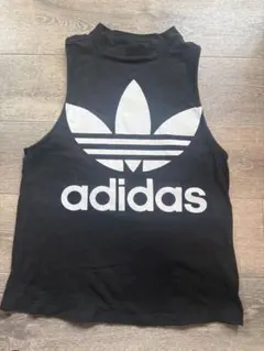 adidas Originals トレフォイル タンクトップ ブラックのサムネイル