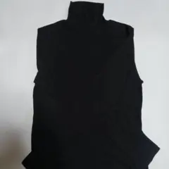 【新品未使用】GU ウォームリブタートルネックT ブラック XLサイズ