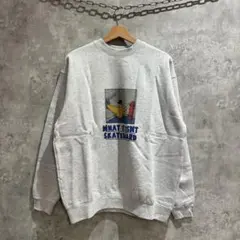 新品未使用 マークゴンザレス ステッカー付き ロゴ刺繍 プリント スウェット