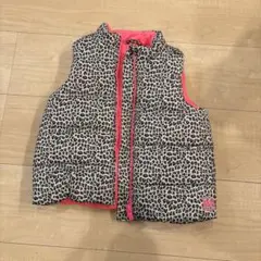 GAP ヒョウ柄 ダウンベスト 3歳用