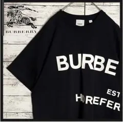 BURBERRY ホースフェリー Tシャツ ブラック L 8040694 - メルカリ