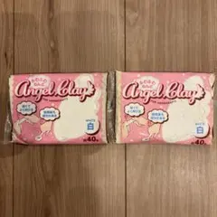 Angel Clay エンジェルクレイ 軽量粘土 ホワイト 約40g 2個セット