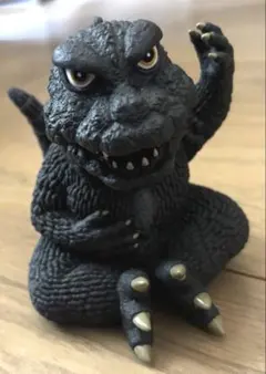【美品・レア】鎮座獣 ゴジラ 怪獣大戦争 フィギュア ソフビ 東宝 怪獣