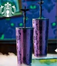 【新品】スタバ×ディズニー ホーンテッドマンション タンブラー(マップ＆袋付)