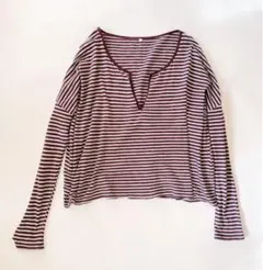 無印良品☆レディース☆トップス☆カットソー☆ボーダー