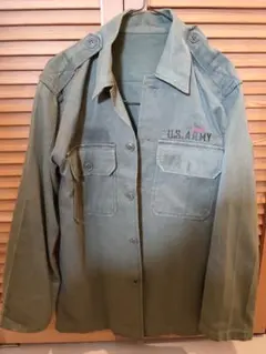 希少】40s-50s US ARMY M-47 HBT ユーティリティシャツ