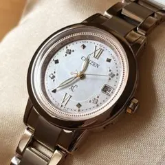 【美品】シチズン xc クロスシー ソーラー電波時計 マニキュア 限定モデル