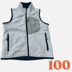 montbell モンベル フリースベスト 100 グリーン グレー
