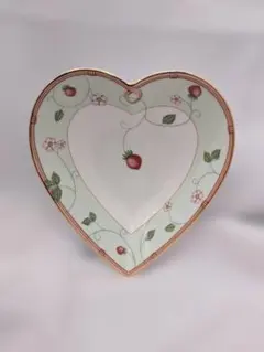 WEDGWOOD ワイルドストロベリー ハート型 ボウル ミニプレート 苺 金彩のサムネイル