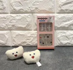 mojojojoぬいぐるみマスコット付きヘアゴム&ネイルシールセット♡