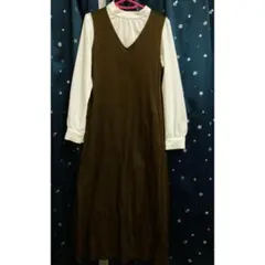 最終値下げ●ユニクロ　ワンピース　ブラウン