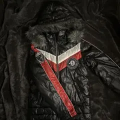 00s 平成y2kギャル男光沢ファーダウンお兄さん系グランジarchiveドクロ