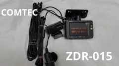《美品》《動作確認済》コムテック　前後ドライブレコーダー　ZDR-015のサムネイル