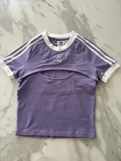 adidas カットアウト　クロップドTシャツ 半袖のサムネイル