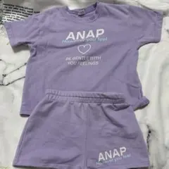 ANAP ラベンダー Tシャツ ショートパンツ セット S