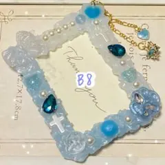 24.クリア＆ライトブルー ホイップデコ硬化ケース