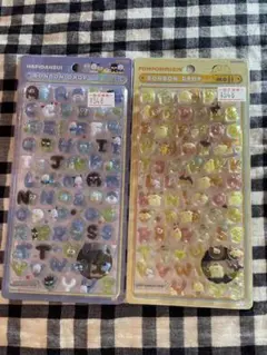 ボンボンドロップシール★サンリオ文字 はぴだんぶい・ポムポムプリン