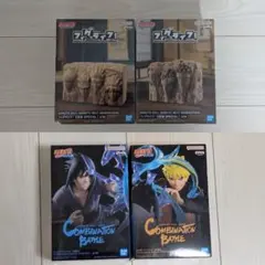 【新品未使用】ナルトフィギュア4種セット ※火影岩の箱左下角に凹みあり